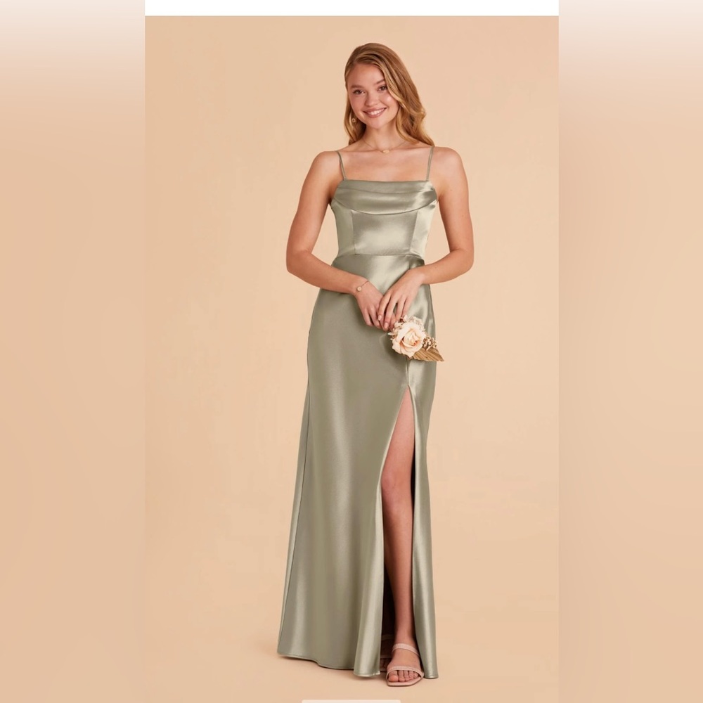 Pre-loved Birdy Grey Moss Green Bridesmaids Dress